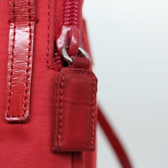 PRADA Shoulder Bag Nylon Red Auth bs12212 - Picture 9 of 16